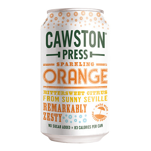 Cawston Press Sparkling Seville Orange 330ml Cans   24