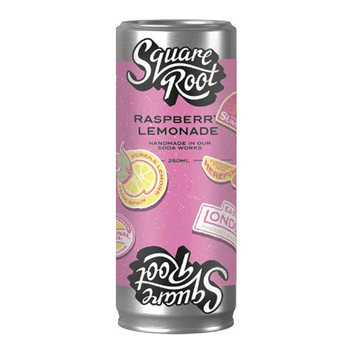 Square Root Raspberry Lemonade 250ml Can   24