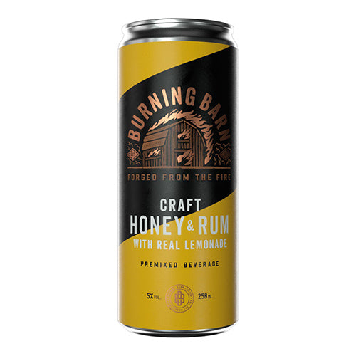 Burning Barn Rum Honey & Lemonade 5% 250ml   12