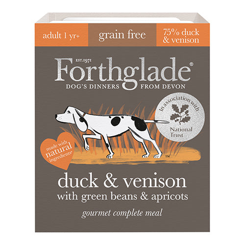 Forthglade Gourmet Duck & Venison with Green Beans & Apricot GF 395g   7