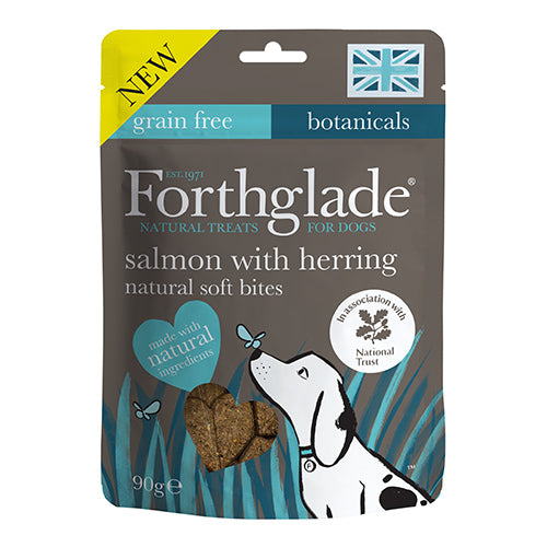 Forthglade National Trust Soft Bites Salmon with Herring 90g   8
