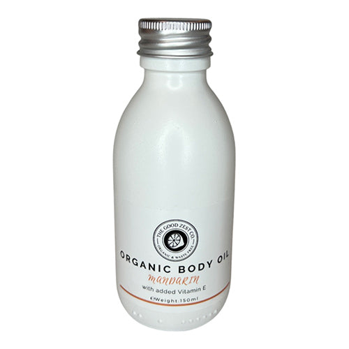 The Good Zest Company Organic Hydrating Mandarin Body Oil 150ml   12
