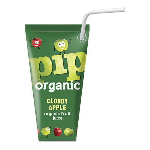 Pip Organic Cloudy Apple Juice Carton 180ml   24