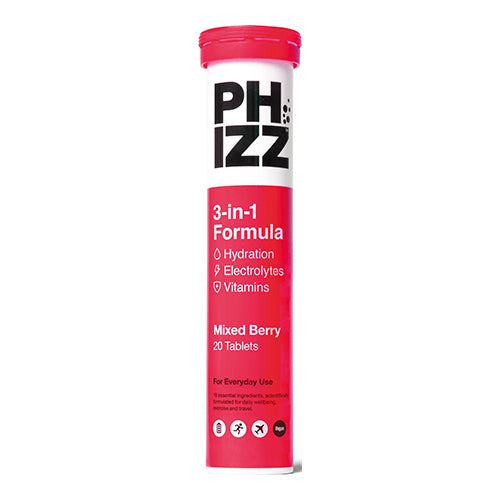 Phizz Tube 20 Tablets Mixed Berry 86g   12