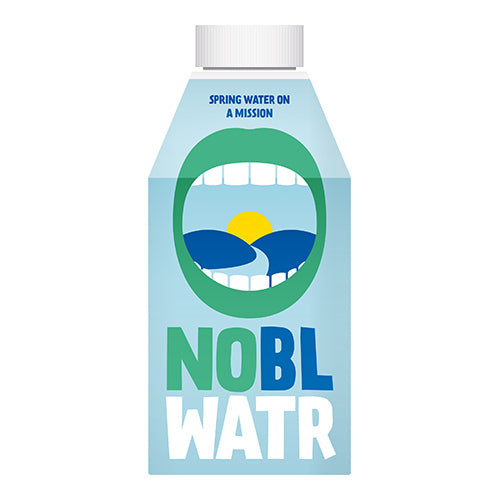 NOBL WATR Spring Water on a Mission 500ml   12
