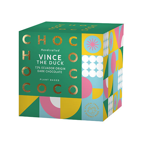 Chococo Vince the 72% Ecuador dark chocolate duck (vf) 130g 6