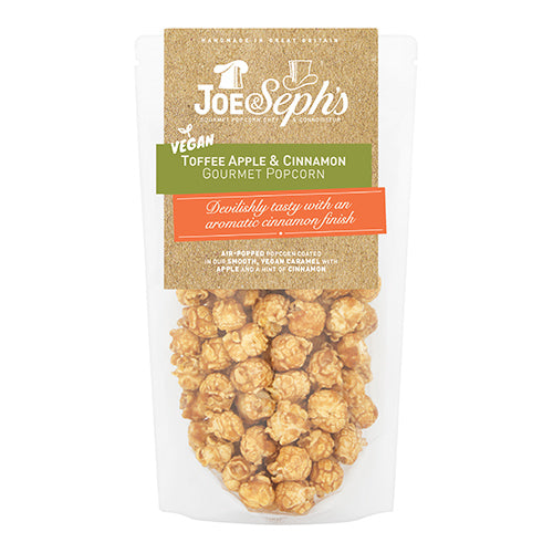 Joe & Seph's Vegan Toffee Apple & Cinnamon Popcorn 80g   16