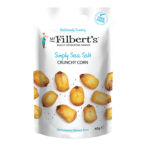 Mr Filberts Crunchy Corn Simply Sea Salt 40g   15