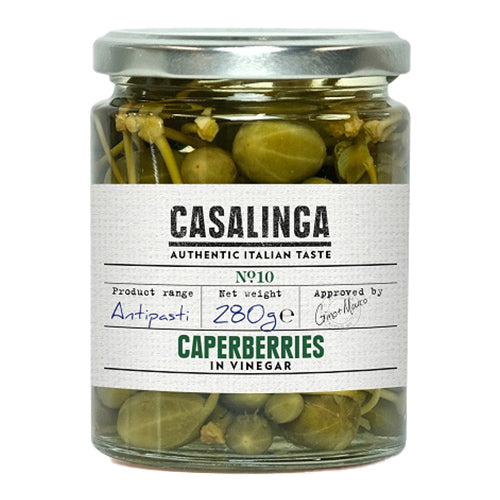 Casalinga Caperberries in Vinegar 280g   12