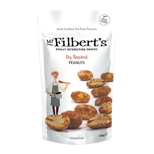 Mr Filberts Dry Roasted Peanuts 100g   12