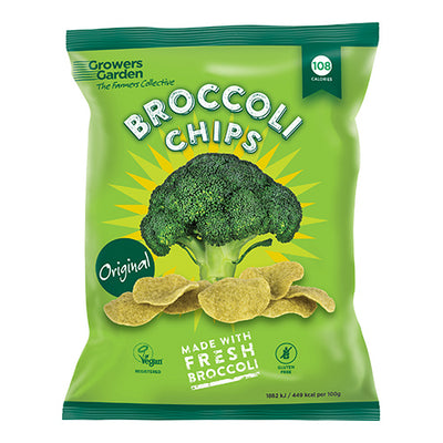 Growers Garden Broccoli Crisps 84g Bag   12