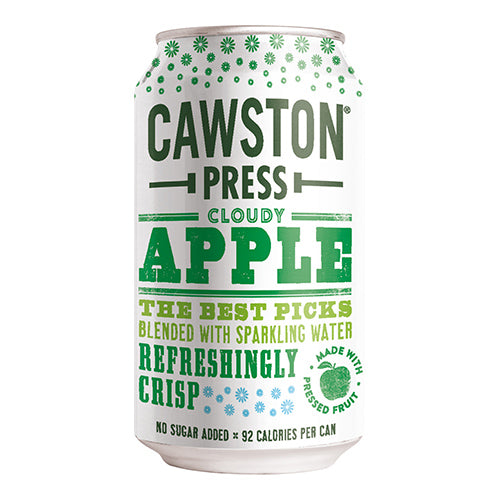 Cawston Press Sparkling Cloudy Apple 330ml Cans   24