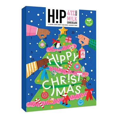 H!P Mixed Oat M!lk Chocolate Advent Calendar 120g   10  - Pre-Order Only