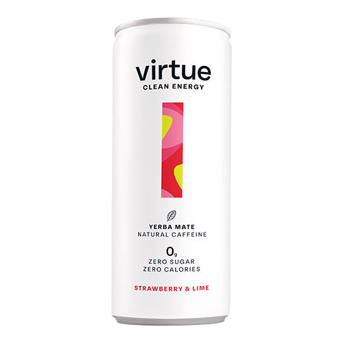 Virtue Clean Energy - Strawberry & Lime Can 250ml   12