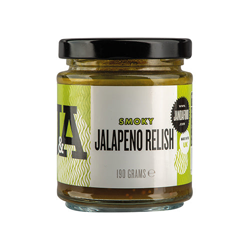 J & A Food Smoky Jalapeno Relish 190g   6