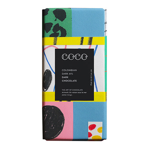 COCO Chocolatier Colombian Dark 80g bar   12