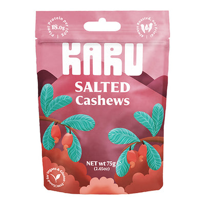 Karu Cashew Nuts roasted with Salt 75g   10