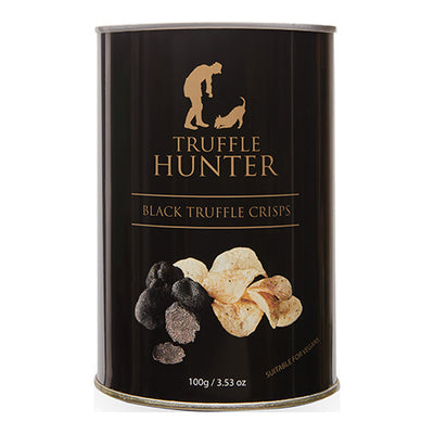 Truffle Hunter Black Truffle Crisps 100g Tin   12