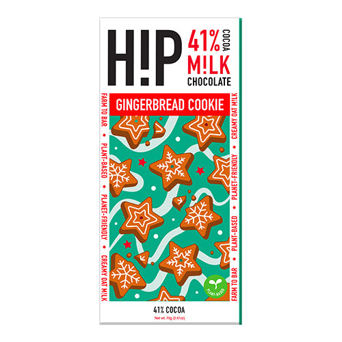 H!P Gingerbread Cookie Oat Milk Chocolate 70g   12