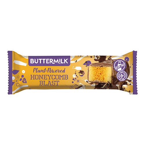 Buttermilk Plant Powered Honeycomb Blast Choccy Snack Bar 45g 18