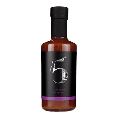 Chilli No. 5 Heavenly Harissa Gourmet Harissa Sauce Bottle 200ml   6