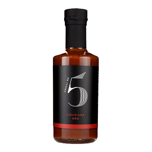 Chilli No. 5 Louisiana BBQ Hot Hickory Smokey Gourmet Bottle 200ml   6