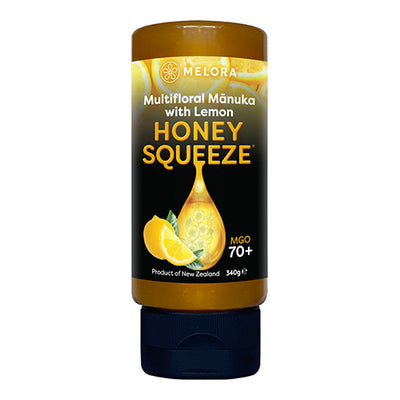 Melora Manuka Honey 70+ MGO Lemon Squeeze 330g   8