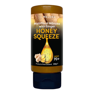 Melora Manuka Honey 70+ MGO Ginger Squeeze 330g   8