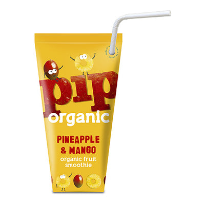 Pip Organic Pineapple & Mango Smoothie Carton 180ml   24