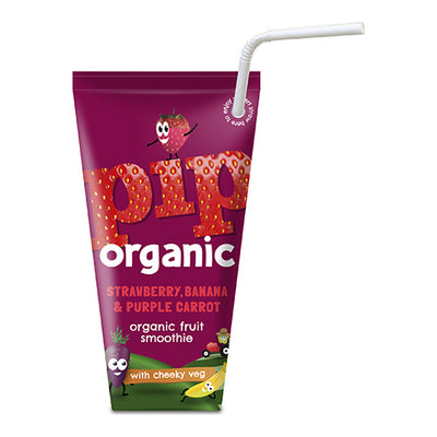 Pip Organic Strawberry, Banana & Purple Carrot Smoothie 180ml   24