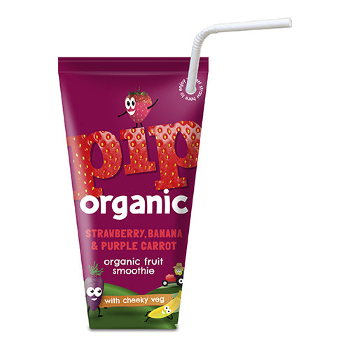 Pip Organic Strawberry, Banana & Purple Carrot Smoothie 180ml   24