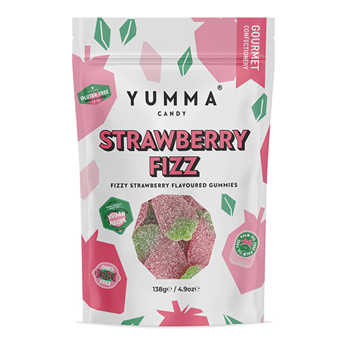 Yumma Candy Pouch Strawberry Fizz 138g   7