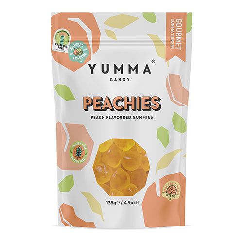 Yumma Candy Pouch Peachies 138g   7