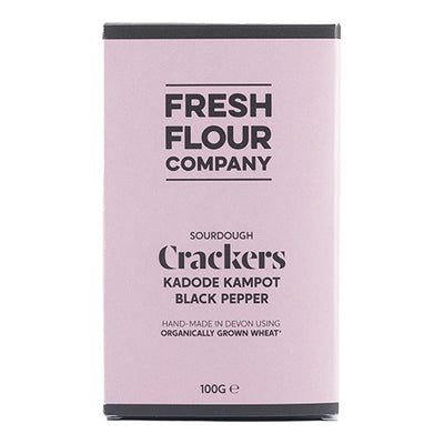 Fresh Flour Crackers - Black Pepper 100g   18