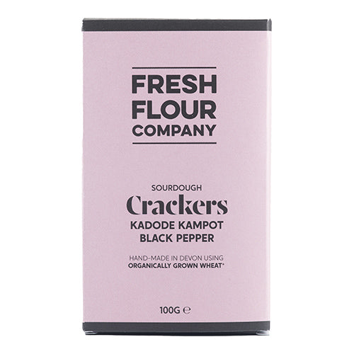 Fresh Flour Crackers - Black Pepper 100g   18