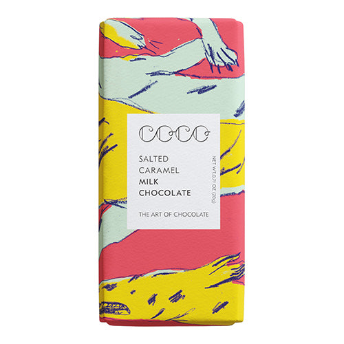 COCO Chocolatier Salted Caramel Mini Bars 20g   24