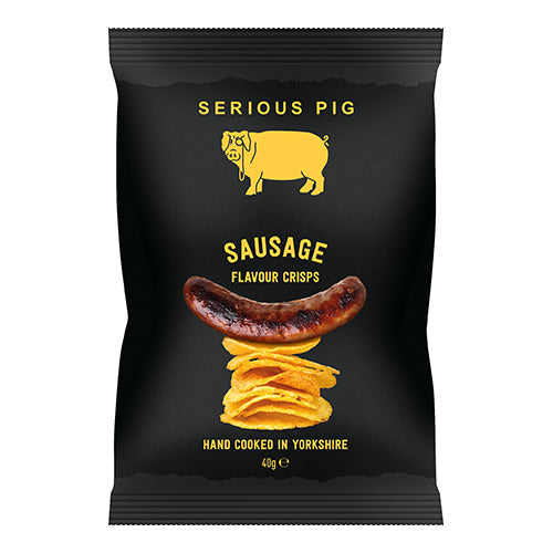 Serious Pig Sausage Flavour Crisps   24