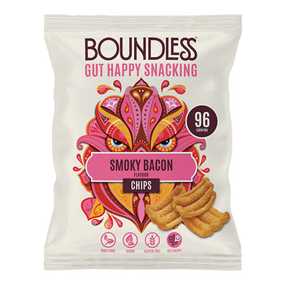 Boundless Smoky Bacon Chips 23g   24