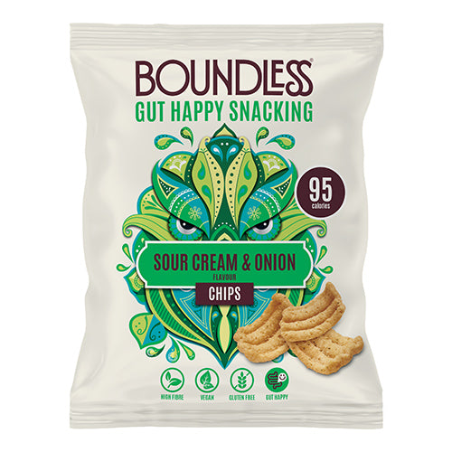 Boundless Sour Cream & Onion Chips 23g   24