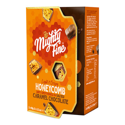 Mighty Fine - Salted Caramel Chocolate Honeycomb Dip Gift Box 180g   5