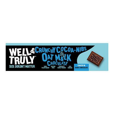 Well&Truly Oat Milk Chocolate Cocoa Nibs 30g   20