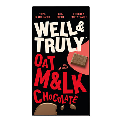 Well&Truly Oat Milk Chocolate 90g   10