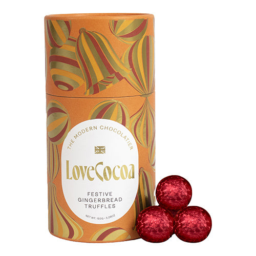 Love Cocoa Festive Gingerbread Truffles 150g   10