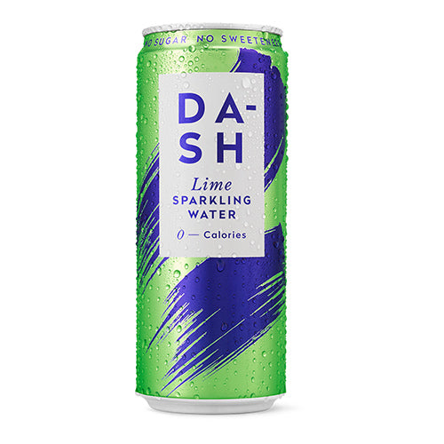 DASH Water Sparkling Lime 330ml   12