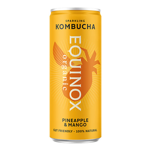 Equinox Pineapple & Mango Organic Kombucha 250ml   12