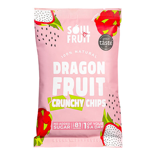 Soul Fruit Crunchy Dragon Fruit Chips 20g 10