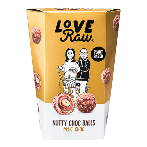 LoveRaw M:lk Choc Nutty Choc Balls 126g   8