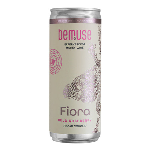 Bemuse Fiora Wild Raspberry Non-Alcoholic Effervescent Honey Wine 250ml   12