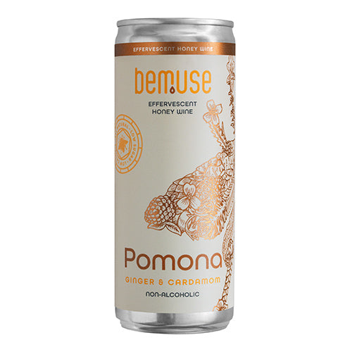 Bemuse Pomona Ginger & Cardamom Non-Alcoholic Effervescent Honey Wine 250ml   12