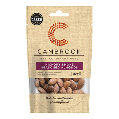 Cambrook Hickory Smoke Seasoned Almonds 80g   9